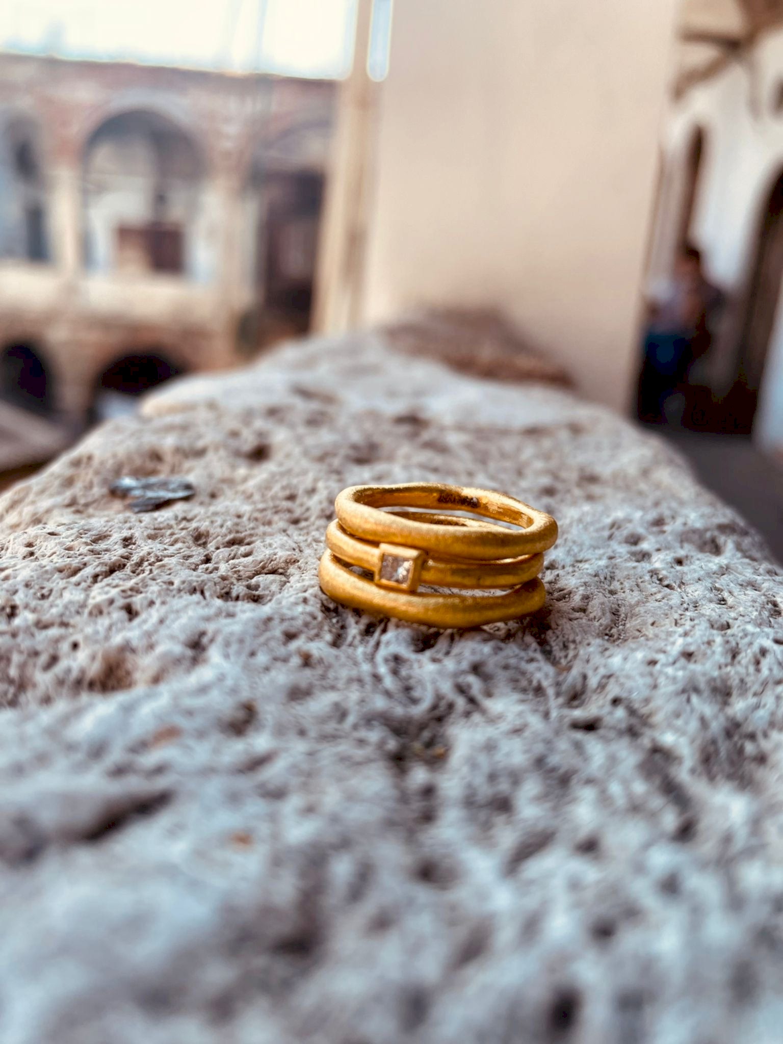 3'lü 24 Ayar Yüzük-929